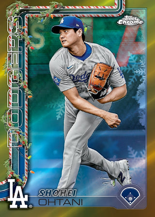 2025 Topps Holiday Baseball Tin Box (3 Ct.)