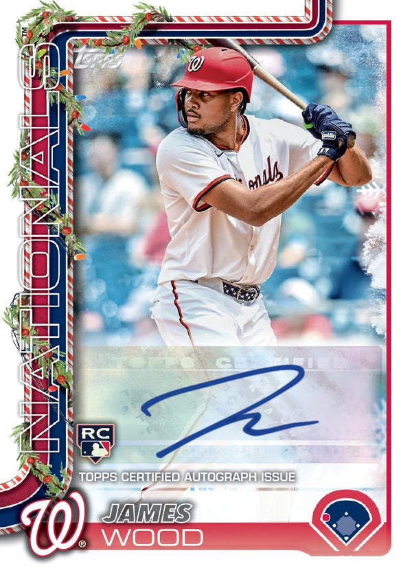 2025 Topps Holiday Baseball Tin Box (3 Ct.)