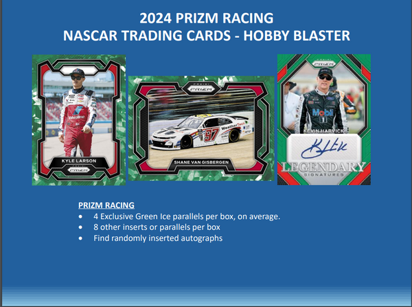 2024 Panini Prizm Racing Hobby Blaster Box (GREEN ICE PRIZMS) Factory Sealed