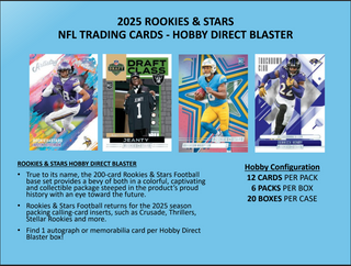 2025 Rookies & Stars FB Hobby Direct Blasters (Blaster Exclusive Blue Plaid Parallels)