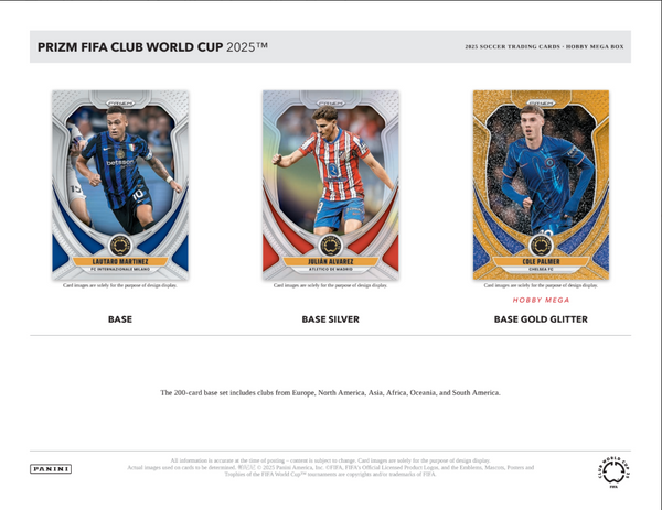 2025 Panini Prizm FIFA Club World Cup Soccer Mega Box