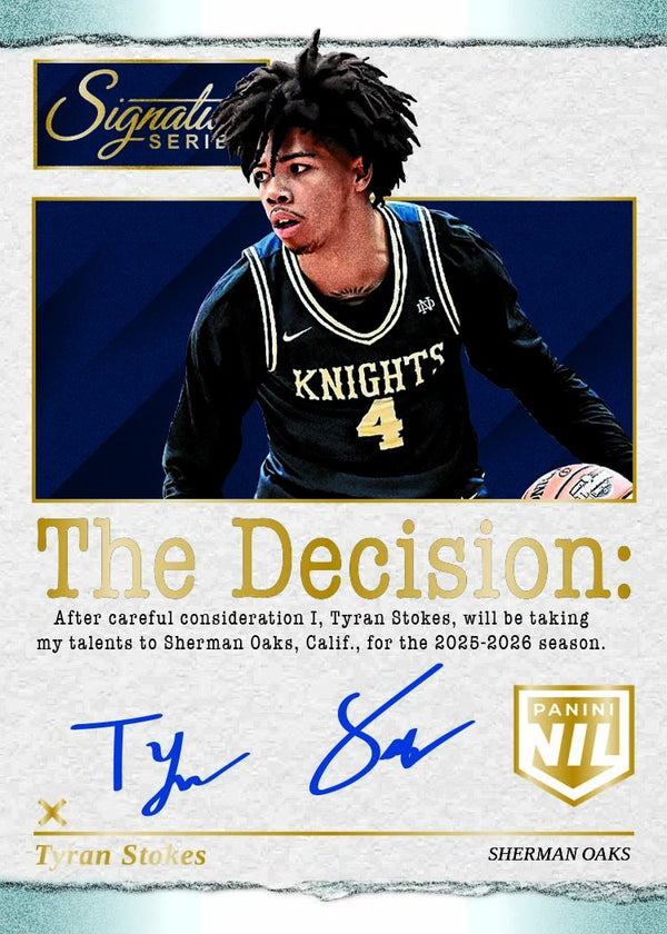 2025-26 Panini Signature Series Basketball Hobby Box (Debut Edition)