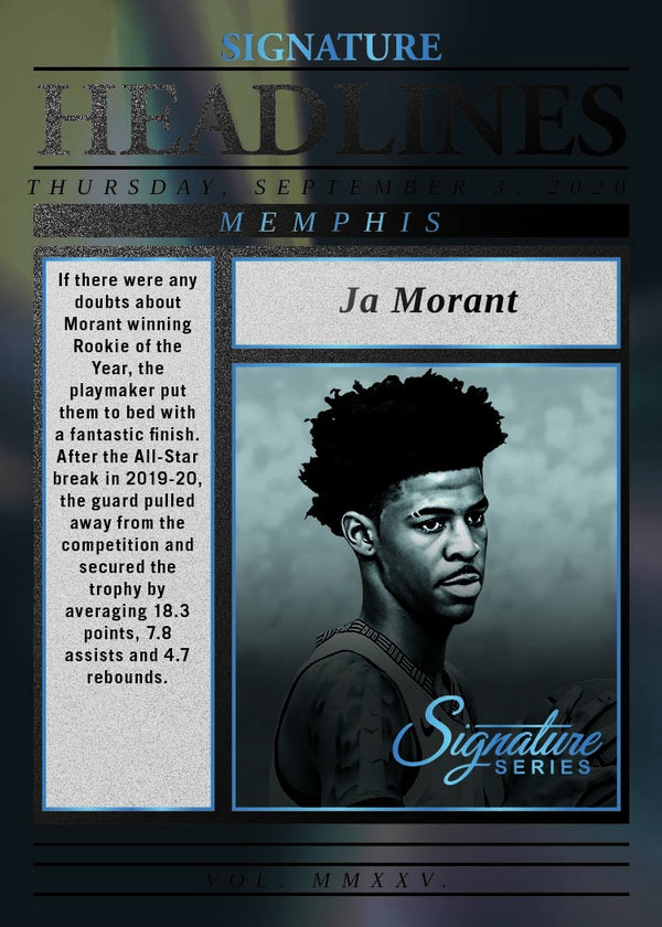 2025-26 Panini Signature Series Basketball Hobby Box (Debut Edition)