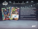 2025 Topps Stadium Club UFC 6-Pack Blaster Box (1 Exclusive Chrome Lava Parallel)