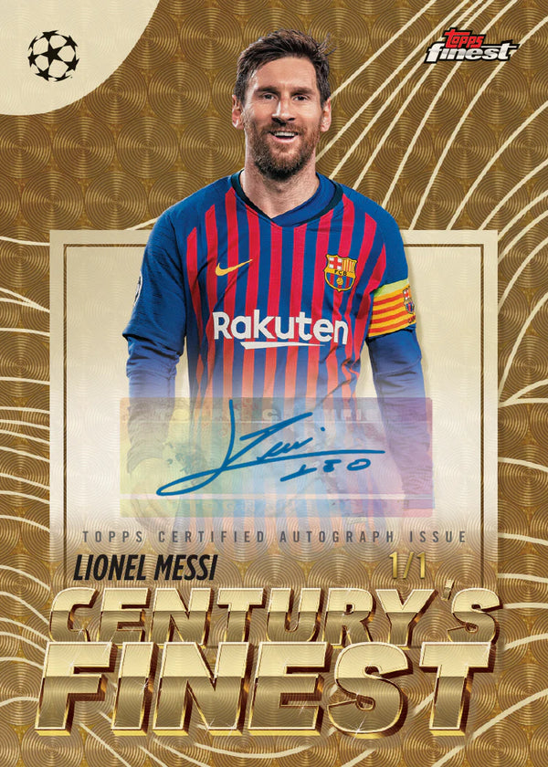 2025-26 Topps UEFA Club Competitions Finest Soccer Hobby Box