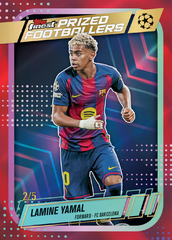2025-26 Topps UEFA Club Competitions Finest Soccer Hobby Box
