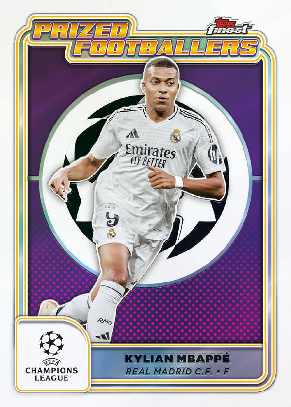 2024-25 Topps UEFA Club Competitions Finest Soccer Hobby Box