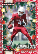 2026 Topps Holiday Football Mega Box (Holiday Exclusive Sparkle Parallels)
