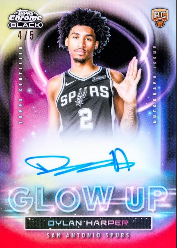 2025-26 Topps Chrome Black Basketball Hobby Box