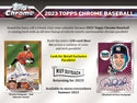 2023 Topps Chrome Baseball 8-Pack Blaster Box