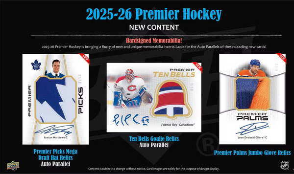 2025-26 Upper Deck Premier Hockey Hobby Box