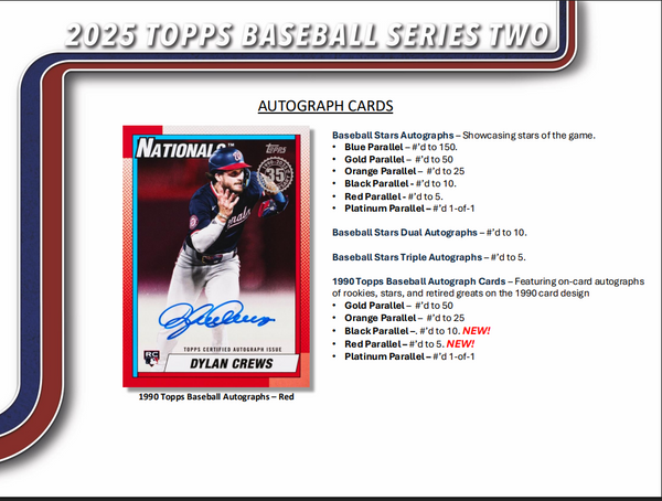 2025 Topps Series 2 Baseball Blaster Box (Exclusive Holiday Base Card Variations)