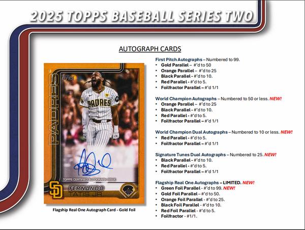 2025 Topps Series 2 Baseball Blaster Box (Exclusive Holiday Base Card Variations)
