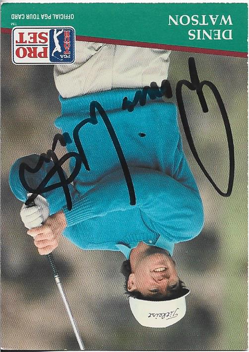Denis Watson 1991 PGA Tour Autographed Card #63
