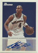 Antawn Jamison 2009 Bowman Autographed Card