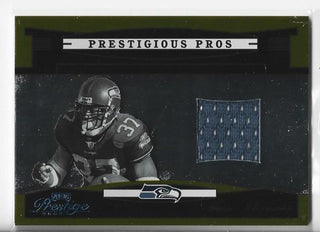 Shaun Alexander 2005 Donruss Prestigious Pros #PP-43 (078/100) Game Worn Jersey Card