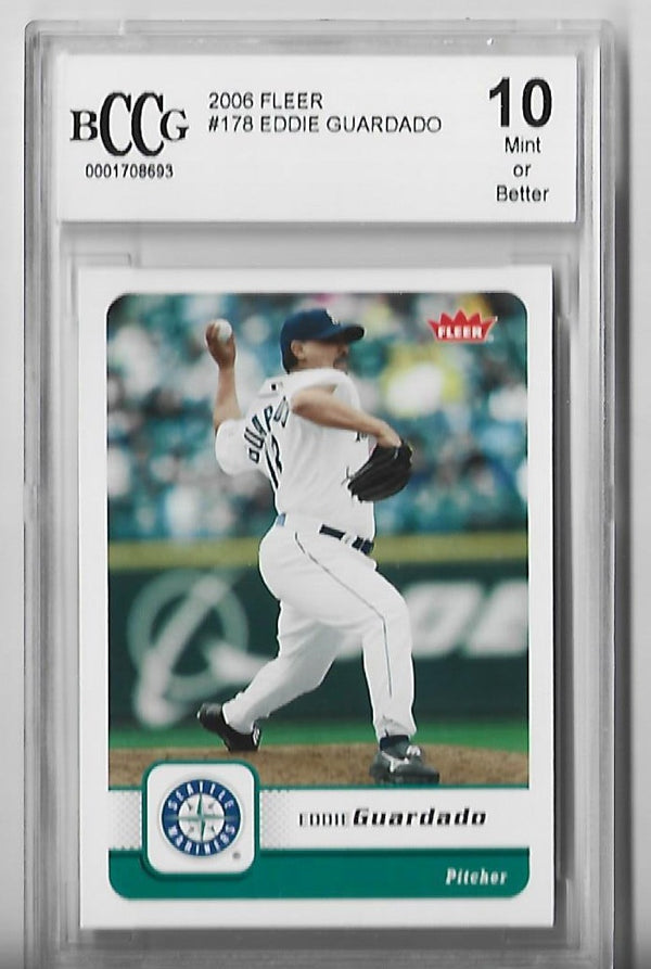 Eddie Guardado 2006 Fleer #178 (Beckett Grade 10 Mint Or Better) Card
