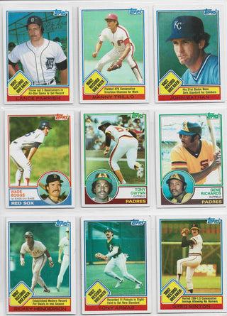 1983 Topps Baseball Complete Set