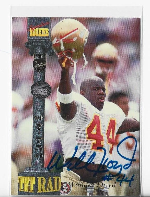 William Floyd Autographed 1994 Signature Rookies Card