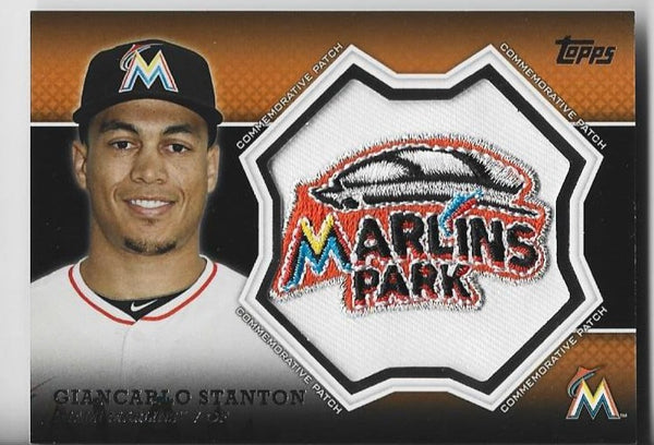 Giancarlo Stanton 2013 Topps #CP-11 Commemorative Patch Card
