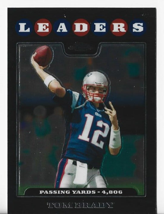 Tom Brady 2003 Topps Chrome #TC121 Leaders Card