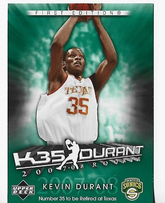 Kevin Durant 2007-2008 Upper Deck #KD1 Rookie Card
