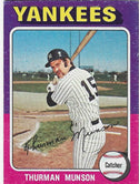 Thurman Munson 1975 Topps Card