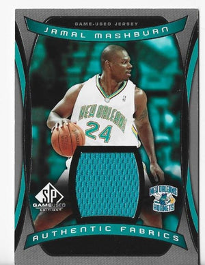 Jamal Mashburn 2004 Upper Deck SP #AF-MA Game Used Jersey Card