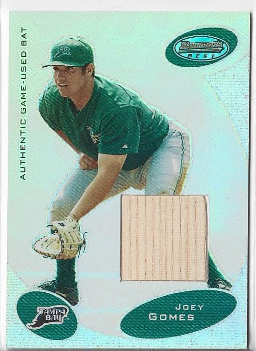 Joey Gomes 2003 Bowmans Best #BB-JGG Game-Used Bat Card