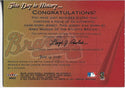 Greg Maddux 2002 Fleer Game Worn Jersey Card