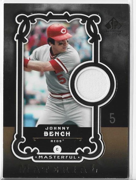 Johnny Bench 2007 SP Legendary Cuts #MM-JB Memorabilia Card