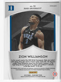 Zion Williamson 2019 Blue Prizm Draft Picks Rookie Card