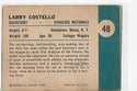 Larry Costello 1961 Fleer Basketball #48 In Action Card