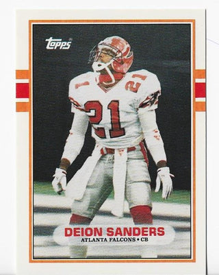 Deion Sanders 1989 Topps #30T Card