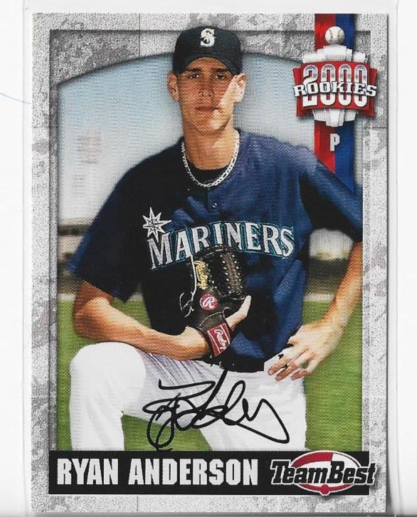 Ryan Anderson 2000 Team Best Autograph Rookie Card