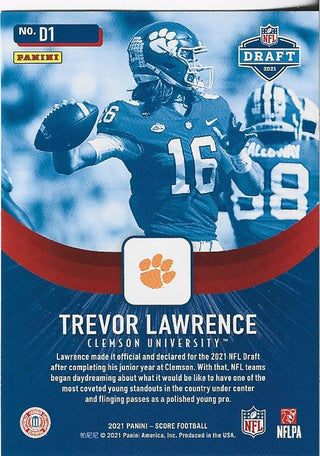 Trevor Lawrence 2021 Score Rookie Card