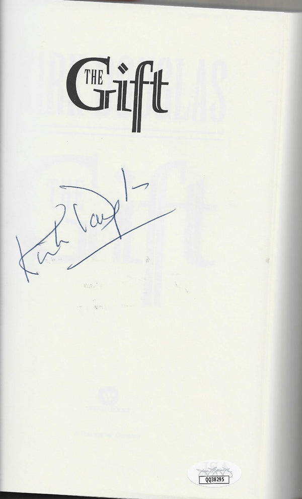 Kirk Douglas The Gift Signed Book (JSA)