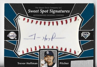 Trevor Hoffman 2004 Upper Deck Sweet Spot Signatures #SS-HO Autograph Card