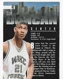 Tim Duncan 1997 Scoreboard Draft #1C Rookie Card