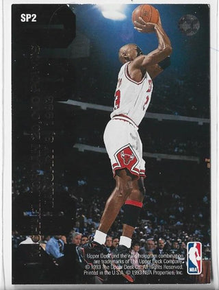 Dominique Wilkins / Michael Jordan 1993 Upper Deck #SP2 20,000 Points Card
