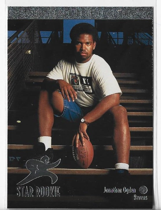 Jonathan Ogden 1996 Upper Deck #4 Star Rookie Card