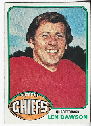 Len Dawson 1976 Topps Card #308