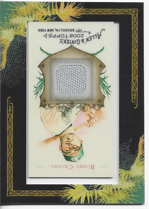 Bobby Crosby 2008 Allen and Ginter's Topps Jersey Card
