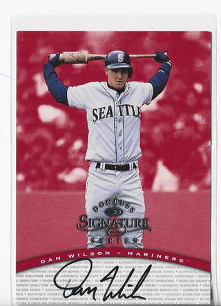 Dan Wilson 1997 Donruss Signature Series Autograph Card