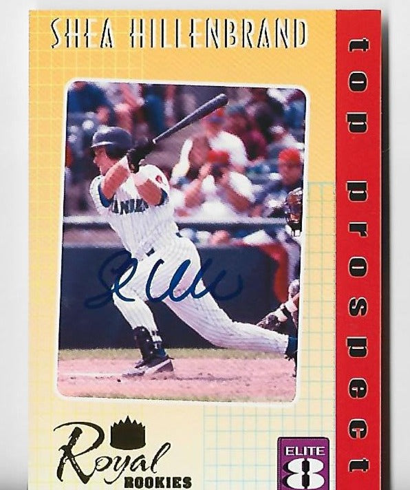 Shea Hillenbrand 2000 Royal Rookies Elite Eight #8 (272/2000) Autograph Card