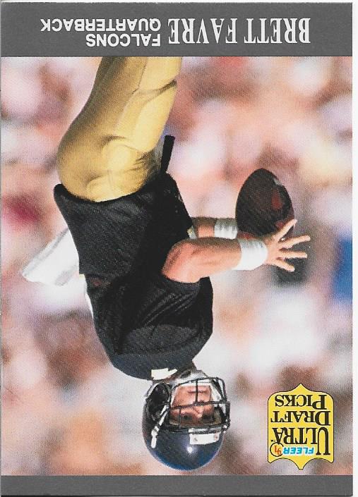 Brett Favre 1991 Fleer Rookie Card #283