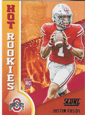 Justin Fields 2021 Score Hot Rookies Card