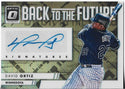 David Ortiz 2016 Panini Donruss Optic Back To The Future Autographed Card #BTFDO