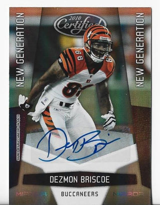 Dezmon Briscoe 2010 Panini #203 (07/25) Autograph Card