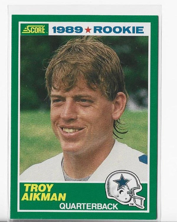 Troy Aikman 1989 Score #270 Rookie Card